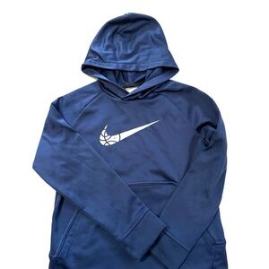 Nike Boys Navy Blue Hoodie